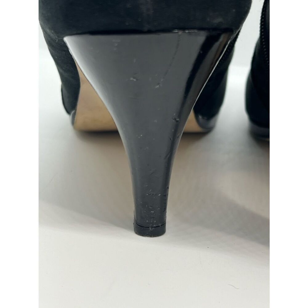 Sexy Black High Heeled Booties By Avenue. Size 12W - Picture 12 of 12